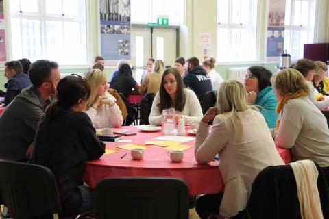 Discussions at the third East Belfast Networking event of the East Belfast Community Capacity and Leadership Programme